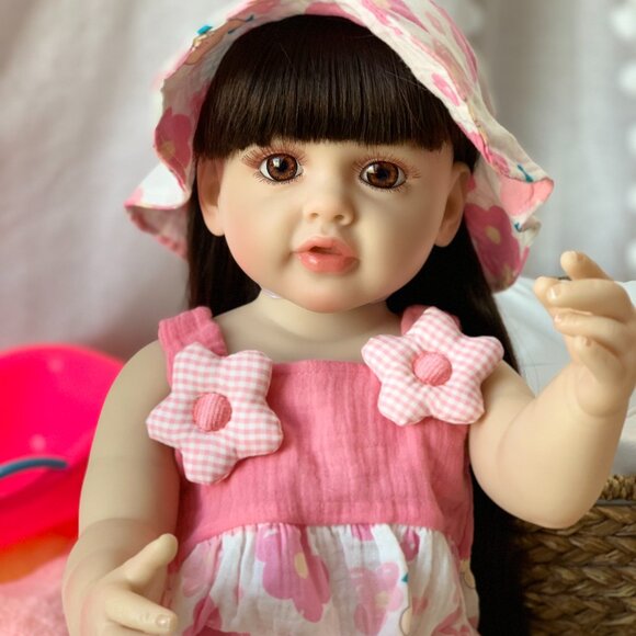 55 cm Babylistic Soft Silicone Vinyl Talking Reborn Doll very realistic - Picture 4 of 8